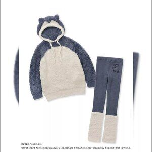 Gelato Pique x Pokemon Sleep Snorlax Hoodie & Leg Warmer Leggings Set Pajamas